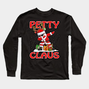 Petty Santa Claus Reindeer Christmas Matching Costume Long Sleeve T-Shirt